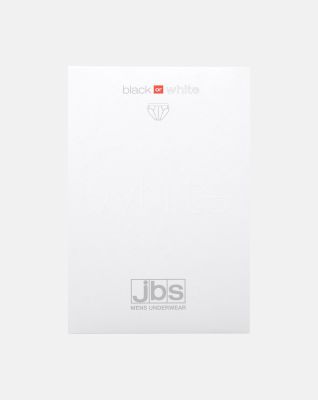 "Black or white" briefs | bomull | hvit -JBS