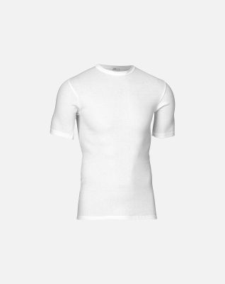 "Light" t-skjorte o-hals | 100% bomull | hvit -JBS