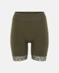 Hotpants med blonder | polyamid | grønn - Decoy