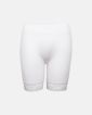 Hotpants med blonder | polyamid | hvit - Decoy