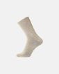 "No elastic" rib sokker | bomull | sand - Egtved