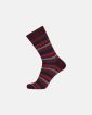 "Regular" sokker | bomull | rød med striper - Egtved