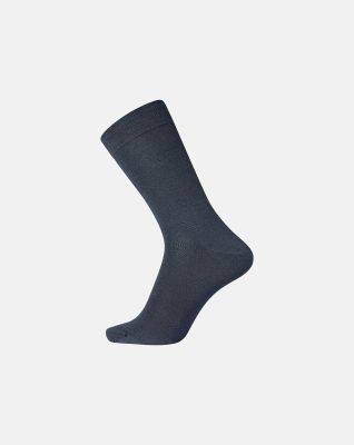 "Twin" sokker | ull/bomull | mørk blå -Egtved