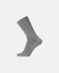 "No elastic" rib sokker | bomull | grå - Egtved