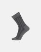 "Regular" sokker | bomull | grå med mønster - Egtved