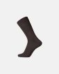 "Twin" sokker | ull/bomull | mørk brun - Egtved