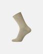 "No elastic" rib sokker | bomull | brun - Egtved