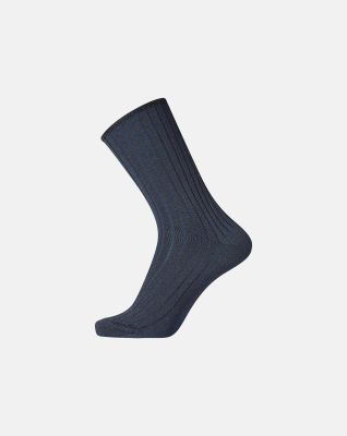 "No elastic" sokker | ull | mørk navy -Egtved