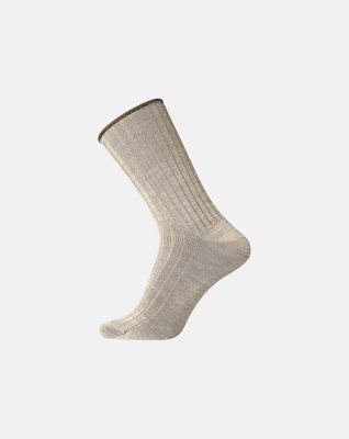 "No elastic" sokker | ull | lys beige -Egtved
