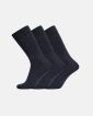 3-pakk "Twin" sokker | bomull/ull | navy - Egtved