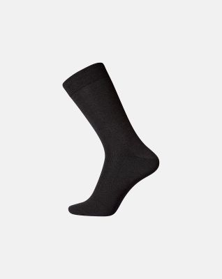 "Twin" sokker | ull/bomull | svart -Egtved