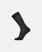 "No elastic" sokker | ull | svart med mønster - Egtved