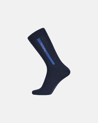 "E" sokker | ull | navy -Egtved