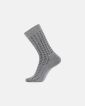 "No elastic" sokker | bomull | lys gråmelert - Egtved