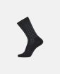"No elastic" sokker | bomull | svart mønster - Egtved