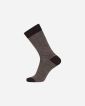 "Twin" sokker |bomull/ull |brun stripe - Egtved