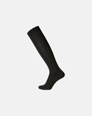 "Twin" knæhøye sokker | bomull/ull | svart -Egtved