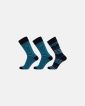 3-pakk sokker i gaveeske| bomull | blå stripe - CR7