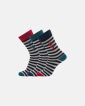 3-pakk "Kids" sokker | bomull | flerfarget striper - CR7