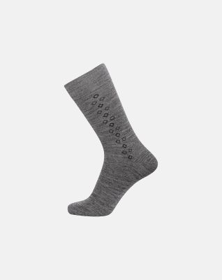 Sokker| ull | grå mønster -Egtved