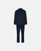 Pyjamas | 100% flannel bomull | blåternet - JBS