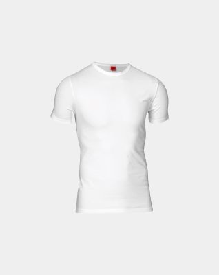 "Black or white" t-skjorte o-hals | bomull | hvit -JBS