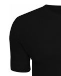 T-Skjorte Rib | økologisk bomull | Svart -Dovre