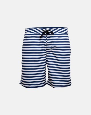 Badeshorts | polyester | blå stripet -JBS
