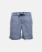 Badeshorts | polyester | blå stripet - JBS
