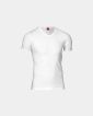 "Black or white" t-skjorte v-hals | bomull | hvit - JBS