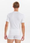 2-pakk t-skjorte o-hals | økologisk bomull | hvit -JBS