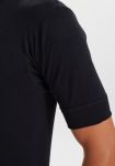 2-pakk t-skjorte o-hals | økologisk bomull | svart -JBS