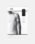 "Classic" t-skjorte o-hals | 100% bomull | svart -JBS