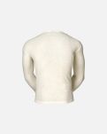 "Wool" langermet t-skjorte | 100% merino ull | hvit -JBS