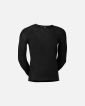"Wool" langermet t-skjorte | 100% merino ull | svart - JBS