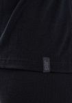 "Wool" langermet t-skjorte | 100% merino ull | svart -JBS