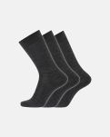 3-pakk sokker | økologisk ull | grå -Dovre