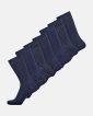 7-pakk sokker | bambus | navy - JBS