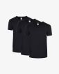 3-pakk t-skjorte | økologisk bomull | svart - Claudio