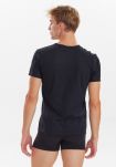 3-pakk t-skjorte | økologisk bomull | svart -Claudio