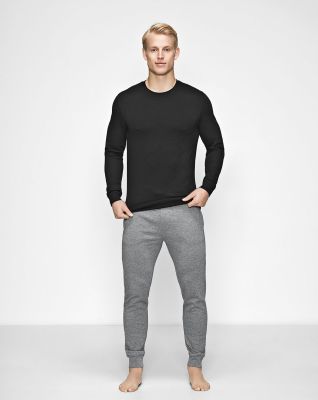 Sweatshirt | bambus | svart -JBS of Denmark Men