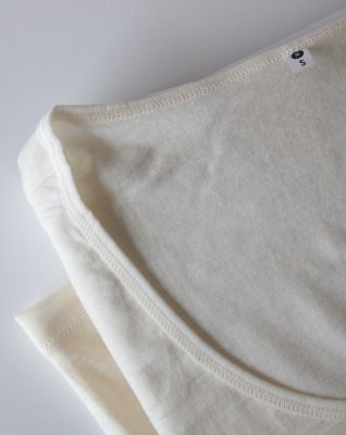 Langermet t-skjorte | økologisk ull | ivory -JBS of Denmark Women