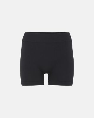 Seamless hot pants | polyamid | svart -Decoy