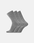 3-pakk sokker | bomull | grå -Dovre