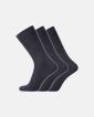 3-pakk "no elastic" sokker | bomull | navy - Dovre