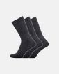 3-pakk sokker | bambus | mørk grå - Dovre