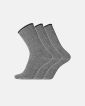 3-pakk "no elastic" sokker | ull | grå - Dovre
