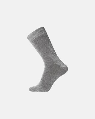 3-pakk "No Elastic/Twin" sokker | ull | lys grå -Dovre