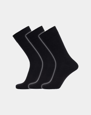 3-pakk "Active Wear" sokker | bomull | svart -ProActive