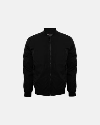 Bomber jakke | polyester | svart -ProActive